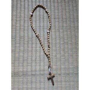Olive Wood Catholic Prayer Rosary From Jerusalem